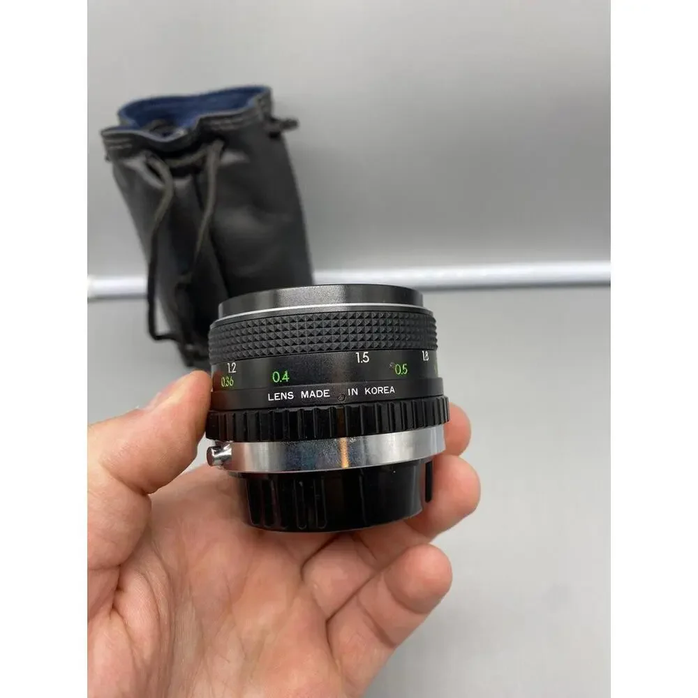 Lot Of 2 Star-D 1:2.8 28mm Camera Lens Optics Coated 901474 and 910407